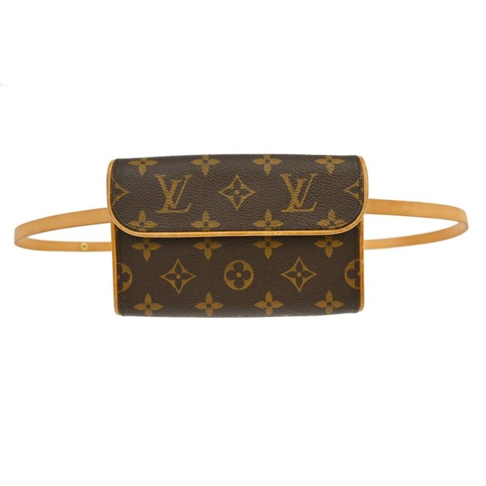 Louis Vuitton Florentine Waist Monogram Canvas Brown Canvas Handbag